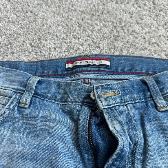 Mens Tommy Hilfiger Straight Leg Blue Jeans - Picture 4 of 4
